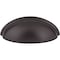 Elements 3" Center-to-Center Dark Bronze Florence Cabinet Cup Pull 2981ORB - alternate 4